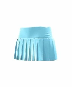 Adriana Hot Couture Hot Juicy 2.0 Velvet Mini Skirt In Baby Blue
