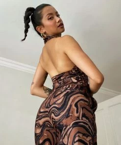 House Of Sunny Mahogany Paradise Party Top