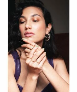 ALL THE LUCK IN THE WORLD Atlitw Jolie Ring Gold Amethyst