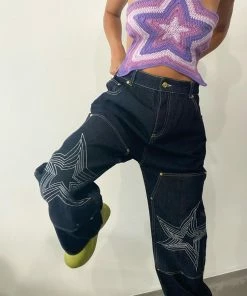 House Of Sunny Only Shooting Stars Denim New Arrivals