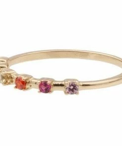 ALL THE LUCK IN THE WORLD New Arrivals Atlitw Multi Color Gems Ring