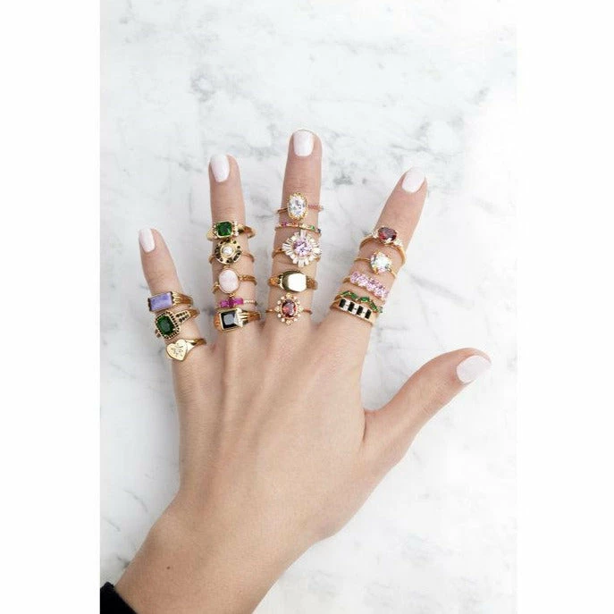 ALL THE LUCK IN THE WORLD Atlitw Shiny Heart Ring