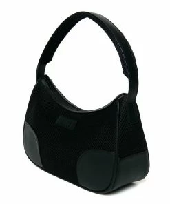 Dirt Black Mesh Handbag New Arrivals