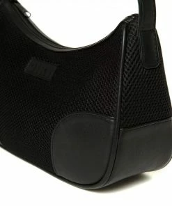 Dirt Black Mesh Handbag New Arrivals