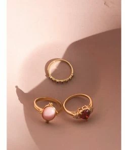ALL THE LUCK IN THE WORLD Atlitw Light Pink Marble Ring New Arrivals