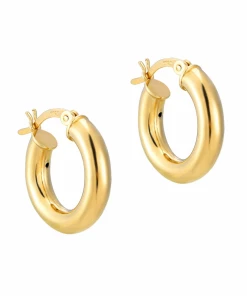 Accessories Seol + Gold Thick Gold Creole Hoops