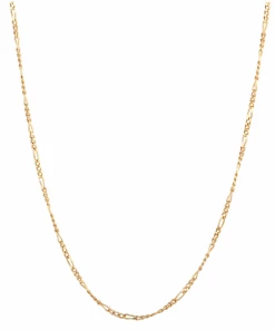 New Arrivals Seol + Gold Fine Figaro Chain Gold