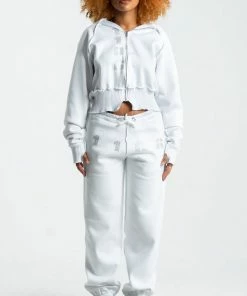 1106Airy Wingz Joggers White