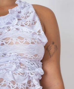 Marispieper Chaos Top White Lace New Arrivals
