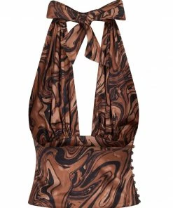 House Of Sunny Mahogany Paradise Party Top