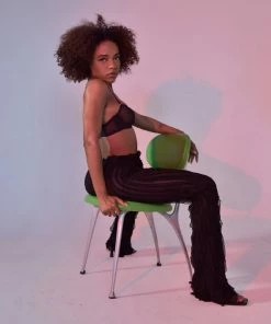 Busybdy Lettuce Pants In Black