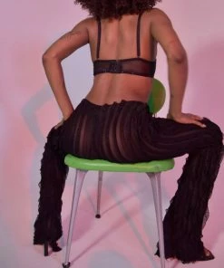 Busybdy Lettuce Pants In Black