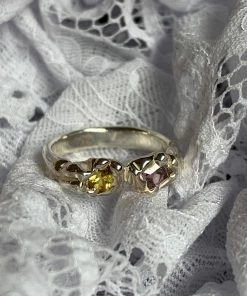 MIGLÉ Miglé Blobby Zirconia Ring Pink & Yellow