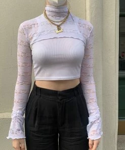 Marispieper Chaos Bolero White Lace