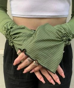 Marispieper Chaos Bolero Green Stripes New Arrivals