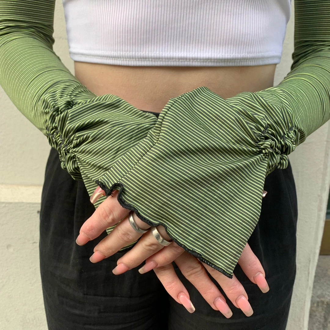 Marispieper Chaos Bolero Green Stripes New Arrivals