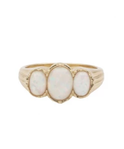 ALL THE LUCK IN THE WORLD Atlitw Opal White Ring New Arrivals