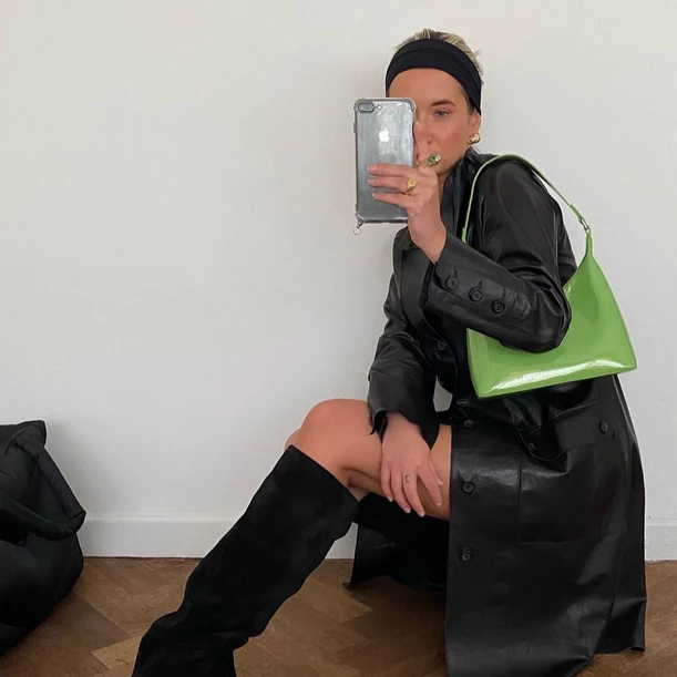 Accessories Glynit Molly Bag Green Apple