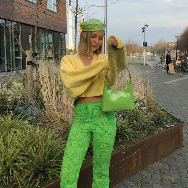 Accessories Glynit Molly Bag Green Apple