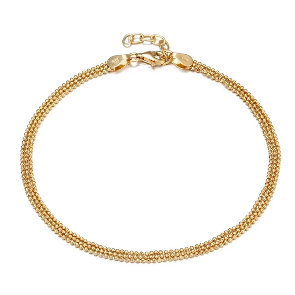 Seol + Gold Layered Anklet