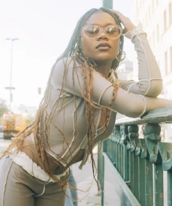 1106Airy Fairy Trackie Pants Taupe