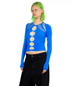 Nii Hai Longsleeve Shapewear Top Blue