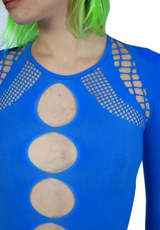 Nii Hai Longsleeve Shapewear Top Blue