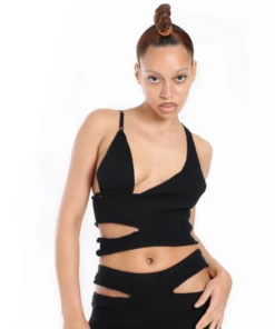 Nii Hai X Pcl Top Black New Arrivals