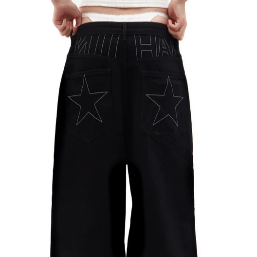 New Arrivals Nii Hai Baggy Jeans In Black