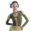 Apparel Nii Hai Crosswire Shapewear Top Khaki