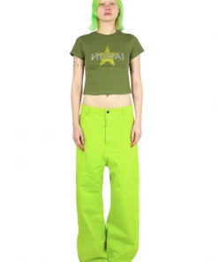 Nii Hai Baggy Jeans In Lime