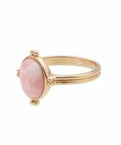 ALL THE LUCK IN THE WORLD Atlitw Light Pink Marble Ring New Arrivals