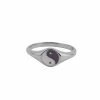 ALL THE LUCK IN THE WORLD New Arrivals Atlitw Silver Lilac Ying & Yang Ring