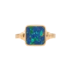 ALL THE LUCK IN THE WORLD New Arrivals Atlitw Blue Square Ring