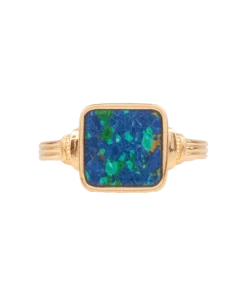 ALL THE LUCK IN THE WORLD New Arrivals Atlitw Blue Square Ring