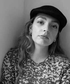 ALL THE LUCK IN THE WORLD New Arrivals Atlitw Silver Antique Oval Huggie Hoop