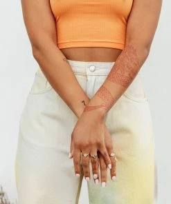 ALL THE LUCK IN THE WORLD Atlitw Blue Daisy Ring