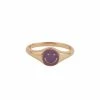 ALL THE LUCK IN THE WORLD New Arrivals Atlitw Purple Smiley Ring
